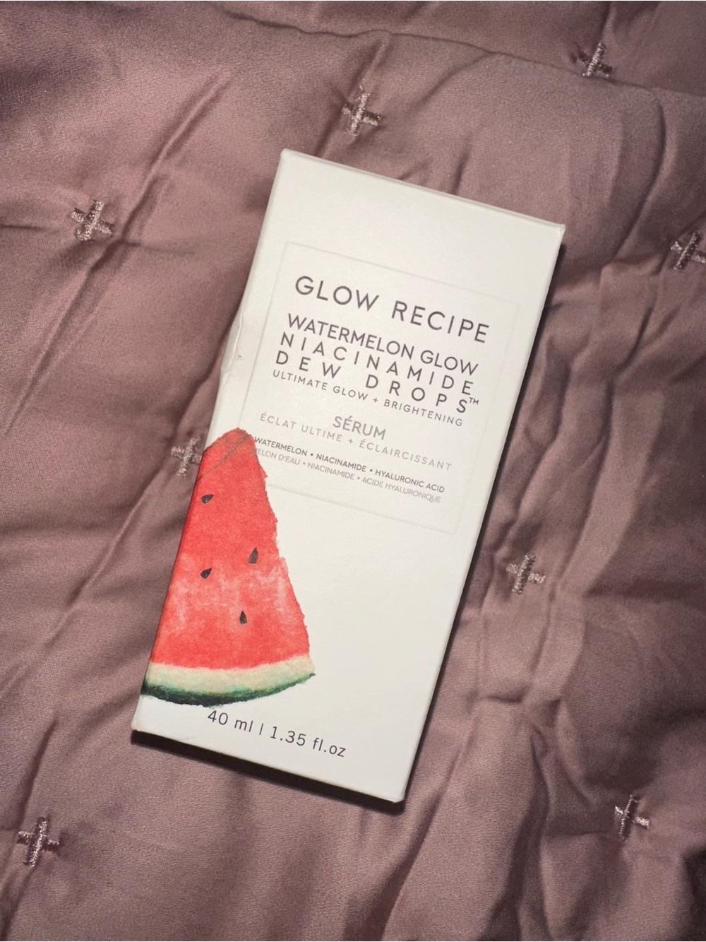 Glow Recipe Watermelon Glow Niacinamide dew drops Serum NIB 1.35 fl.oz